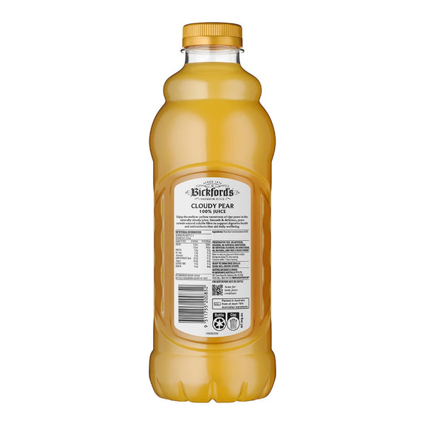 Bickford’s Premium 100% Cloudy Pear Juice 1Lt - Juice