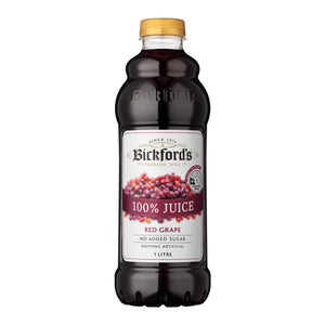Bickford’s Premium 100% Red Grape Juice 1Lt - Juice