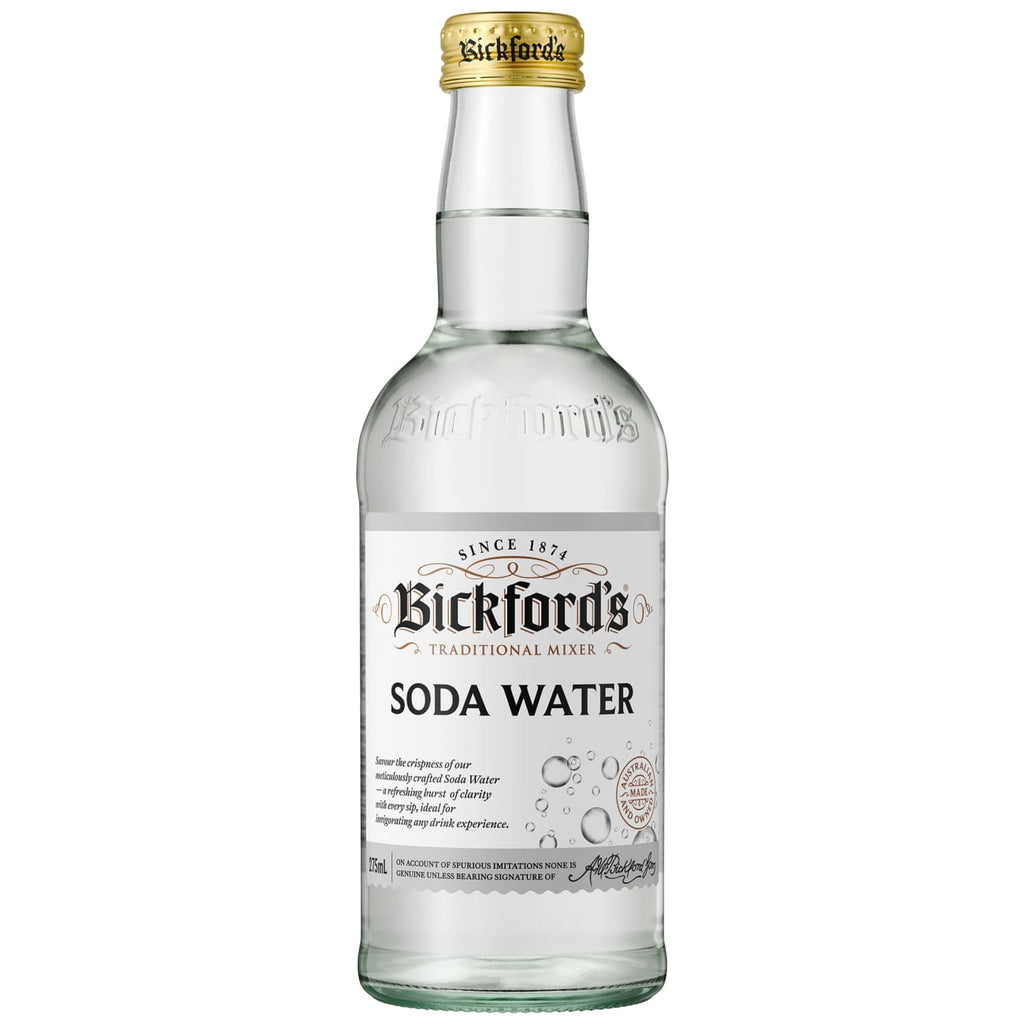 Bickford’s Soda Water 275ml - Carton x 24 - Soda