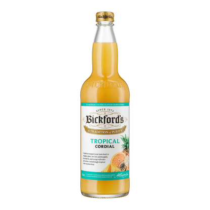 Bickford's Tropical Cordial, 750ml Carton x 8 Bottles - Cordial