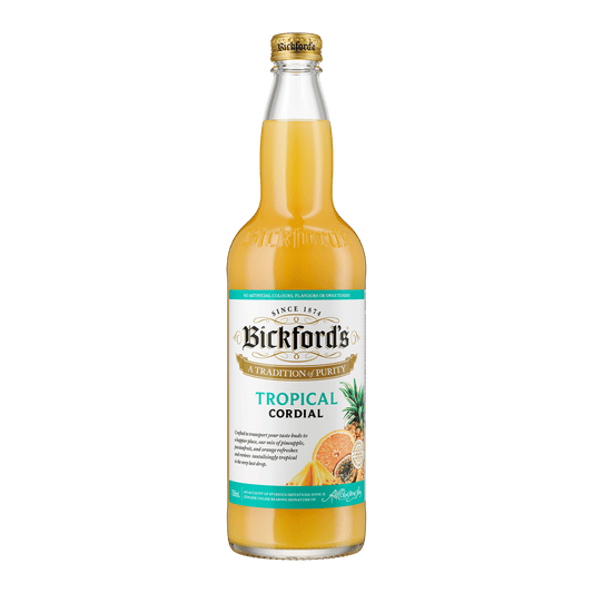 Bickford's Tropical Cordial, 750ml Carton x 8 Bottles - Cordial