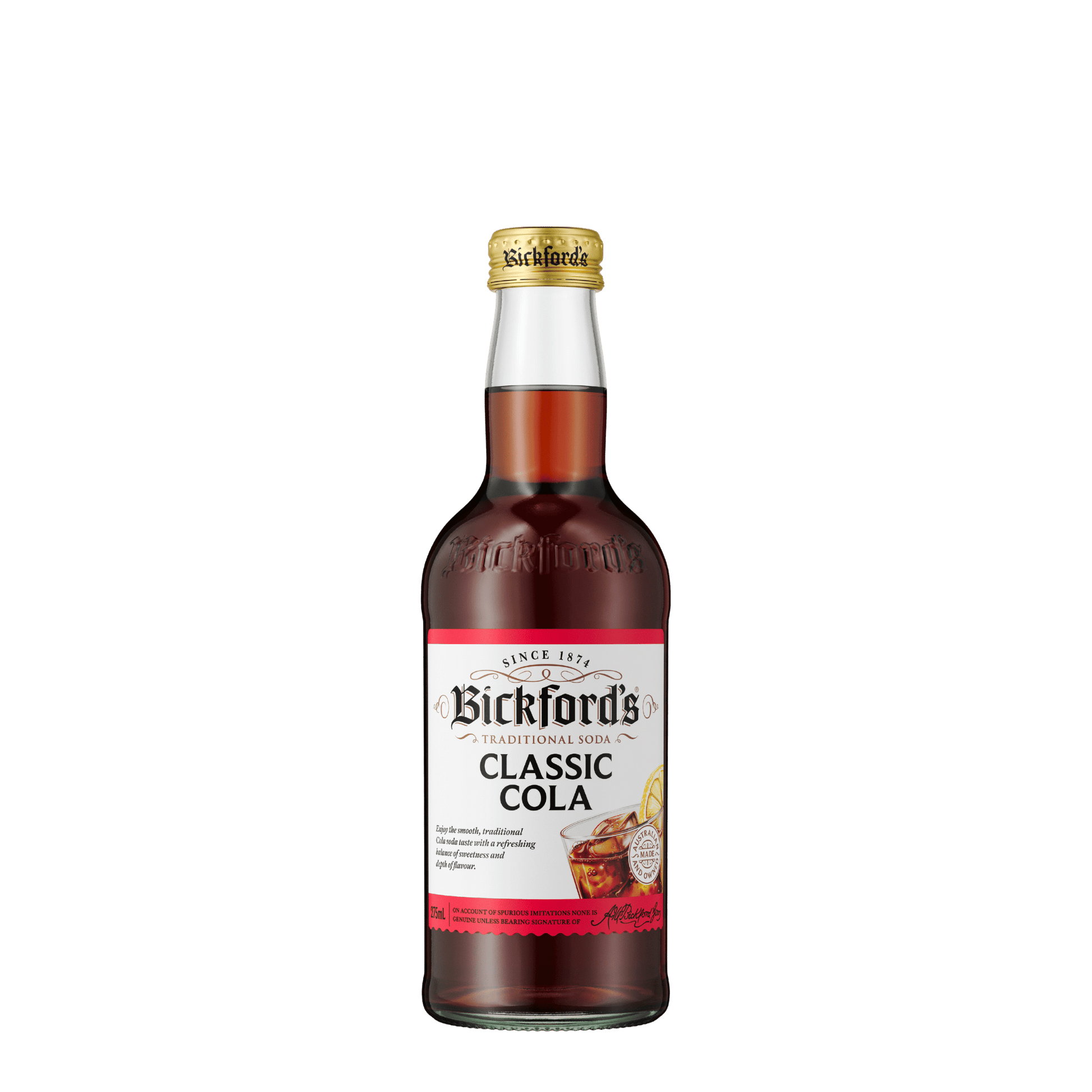 Bickford's Classic Cola Traditional Soda, 275ml - soda