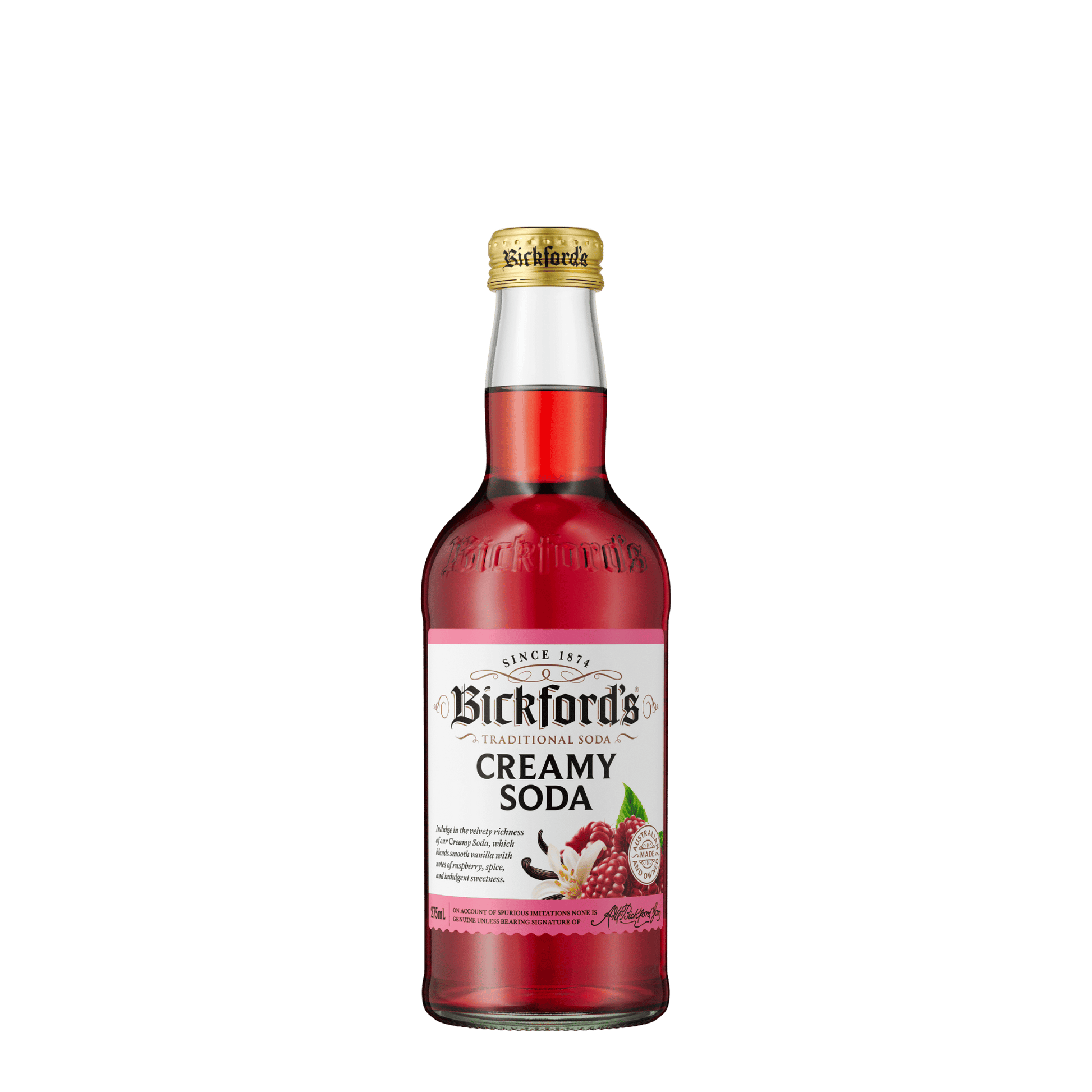 Bickford's Creamy Soda Traditional Soda, 275ml - soda