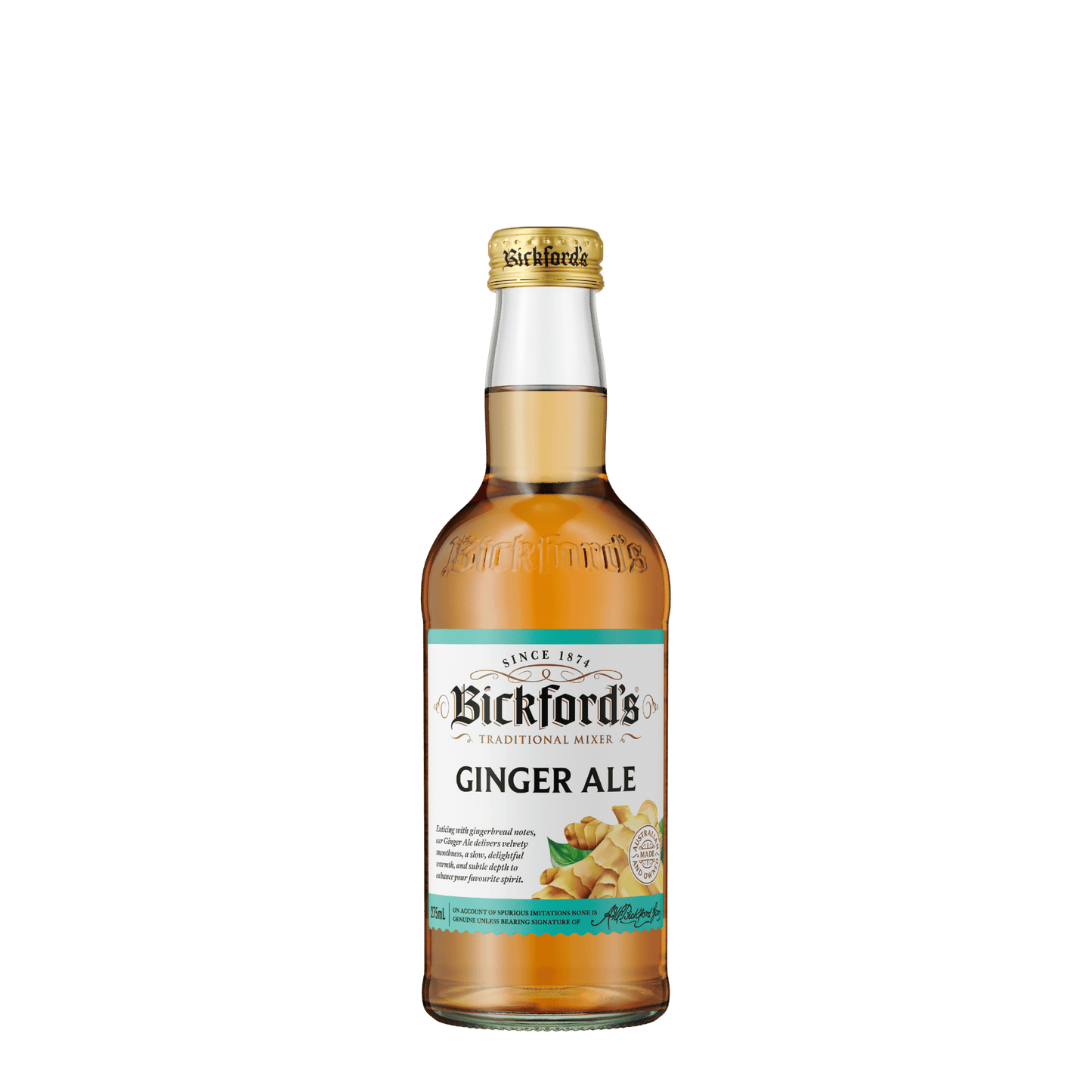 Bickford's Ginger Ale, 275ml - soda
