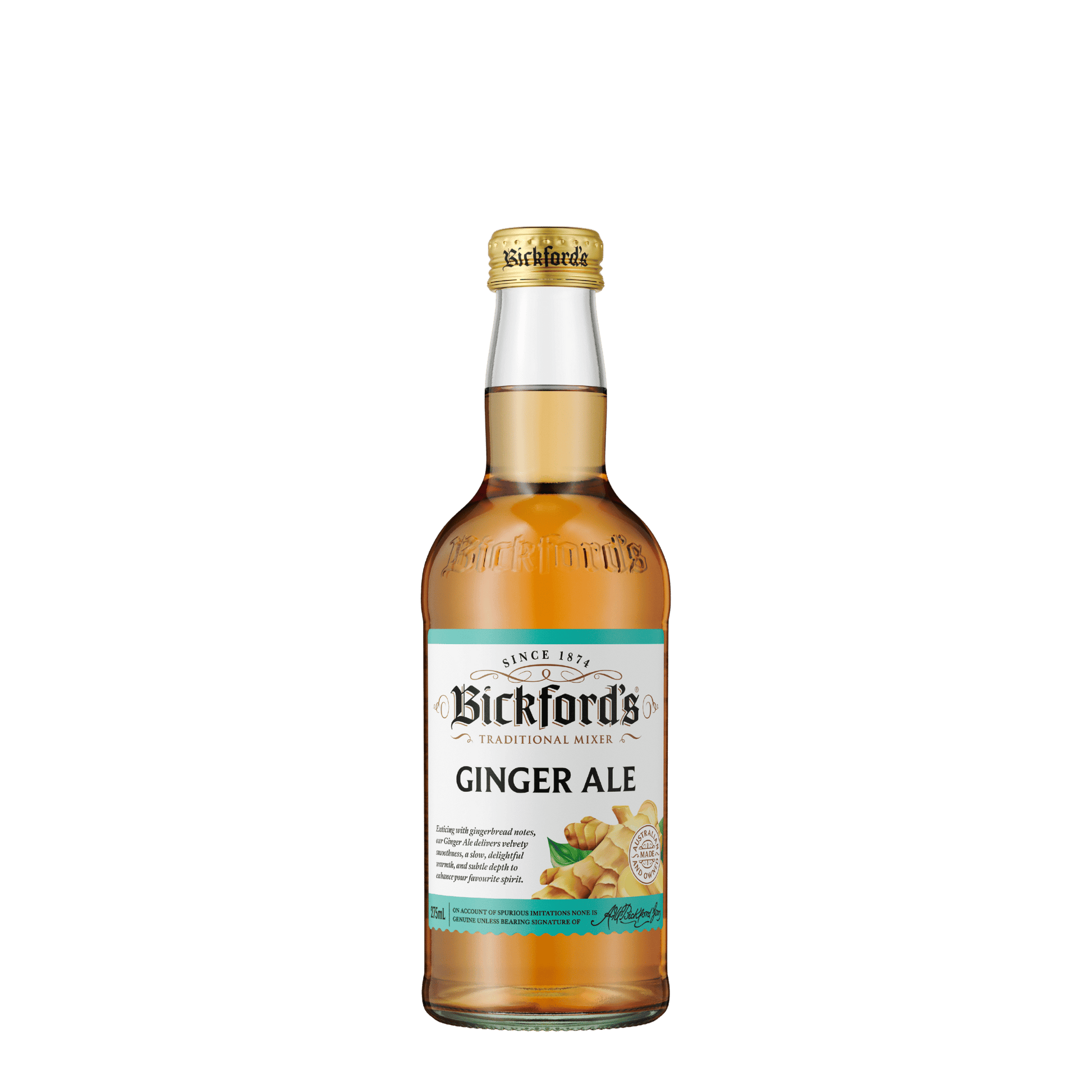 Bickford's Ginger Ale, 275ml - soda