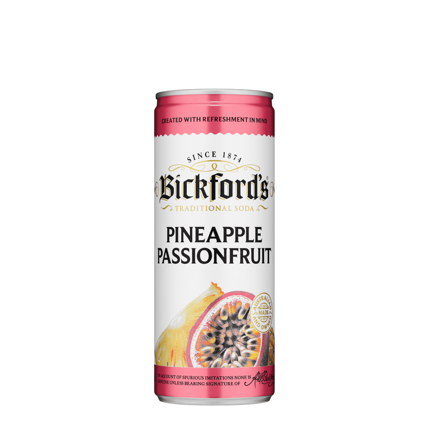 Bickford's Pineapple Passionfruit, 250ml - Soda