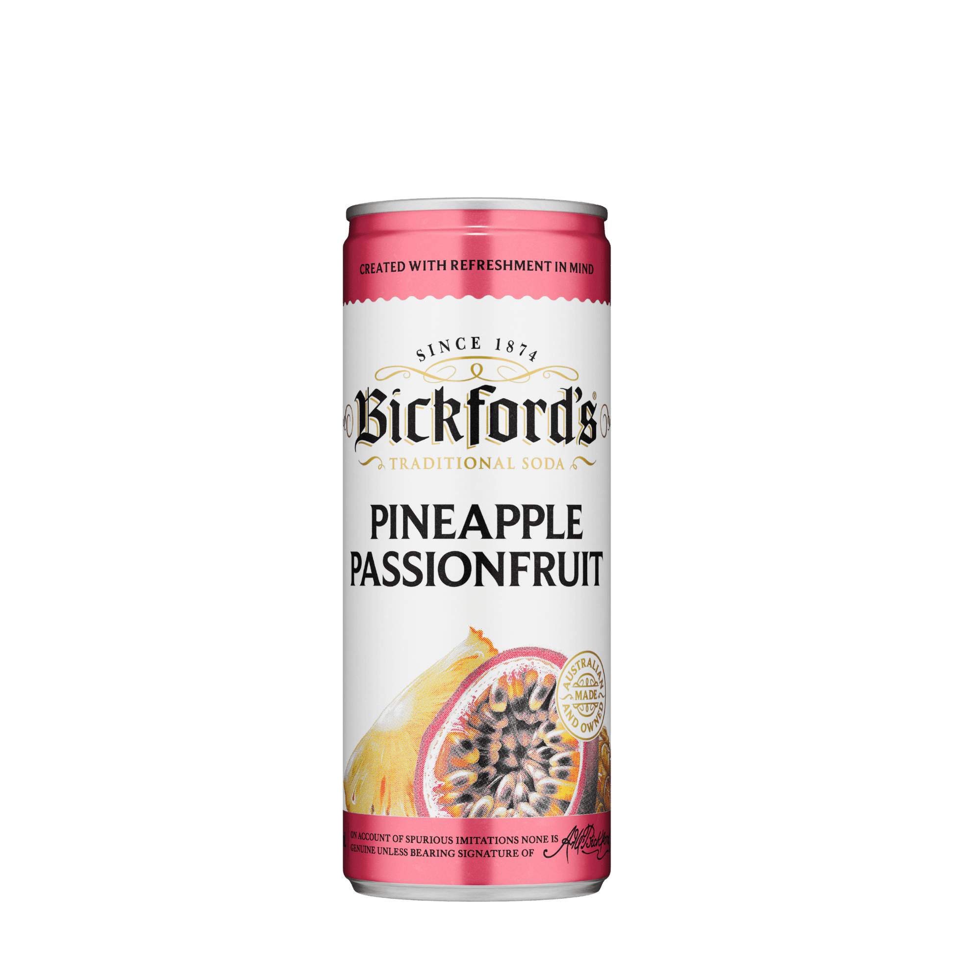 Bickford's Pineapple Passionfruit, 250ml - Soda