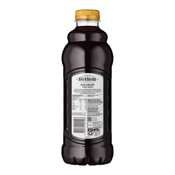 Bickford's Red Grape 100% Juice, 1Lt - Juice