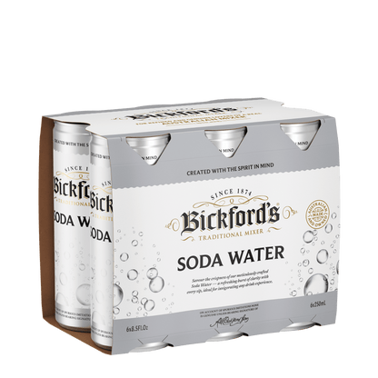 Bickford's Soda Water, 250ml - Carbonated Water
