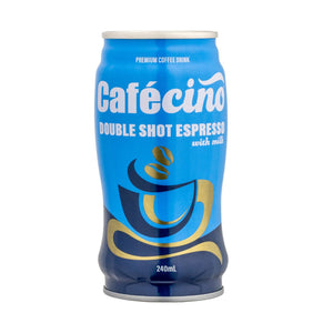 Cafecino Double Shot Espresso with Milk Carton 24 x 240ml
