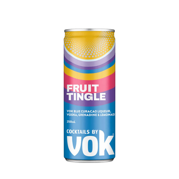 Cocktails by VOK Fruit Tingle 250ml 4% Alc - Premix