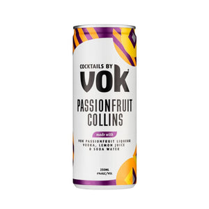 Cocktails by VOK Passionfruit Collins, 250ml 4% Alc. - Sippify