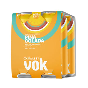 Cocktails by VOK Pina Colada 250ml 4% Alc. - Premix