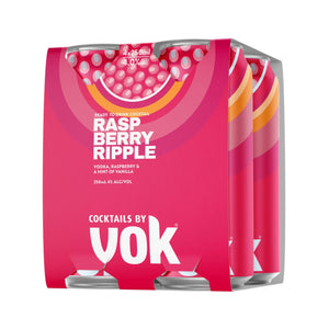 Cocktails by VOK Raspberry Ripple 250ml 4% Alc. - Premix