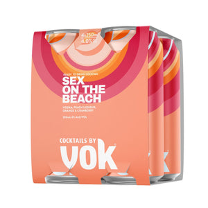 Cocktails by VOK Sex On The Beach 250ml 4% Alc. - Premix