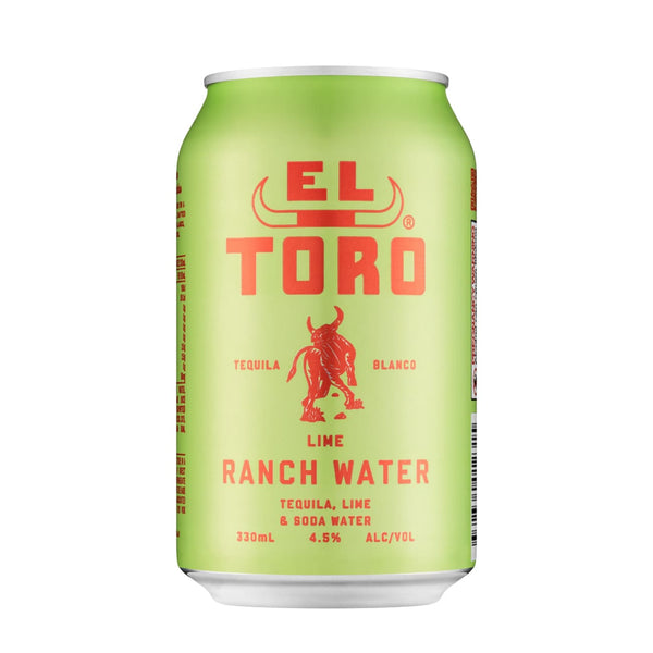 El Toro Lime Ranch Water, 330ml 4.5% Alc. - Low coded - Sippify