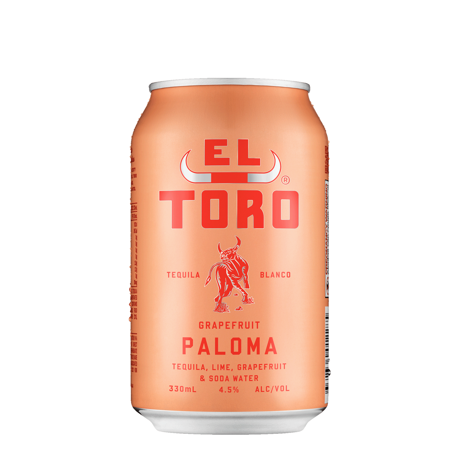El Toro Grapefruit Paloma, 330ml 4.5% Alc. - Low Coded - Sippify