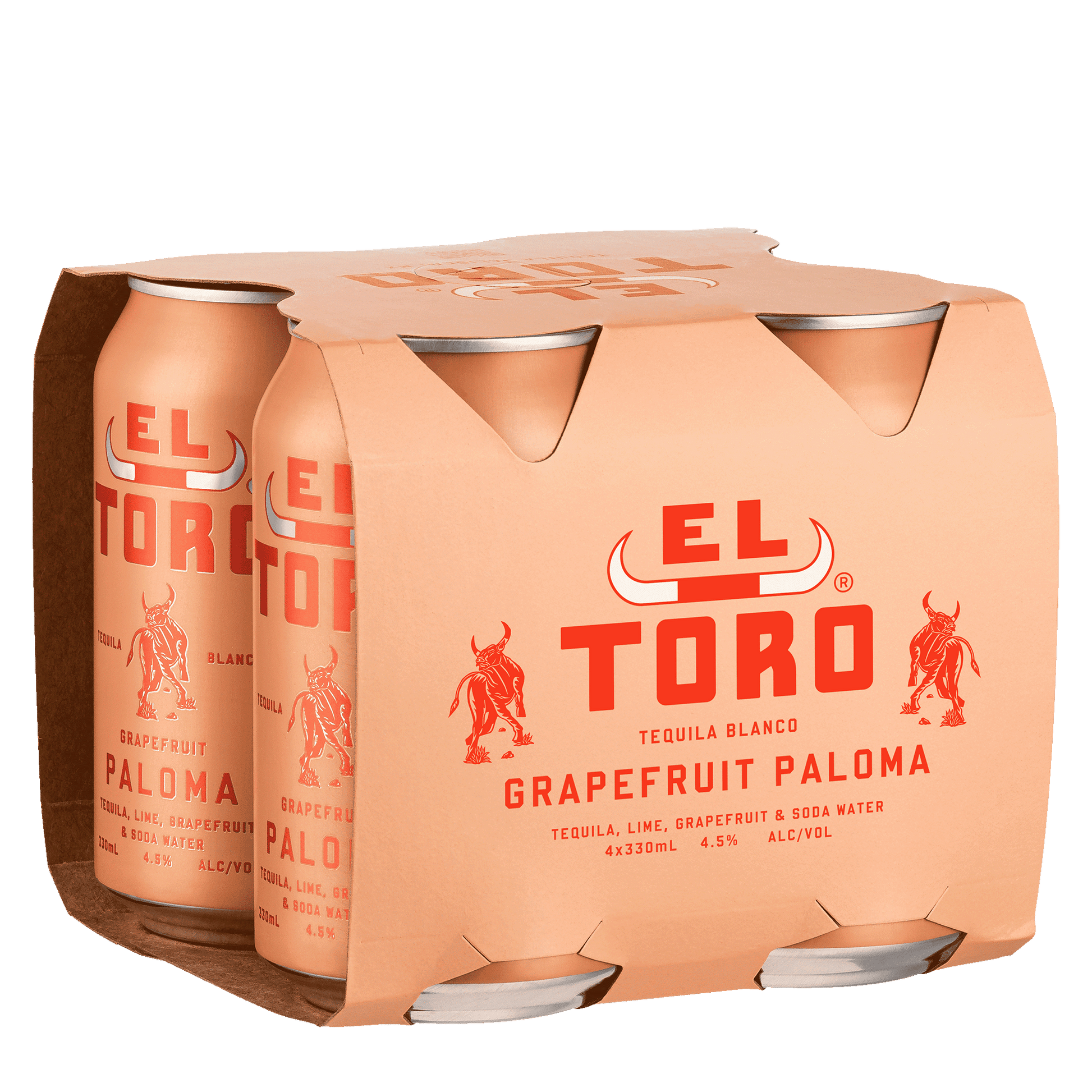 El Toro Grapefruit Paloma, 330ml 4.5% Alc. - Low Coded - Sippify