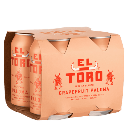 El Toro Grapefruit Paloma, 330ml 4.5% Alc. - Low Coded - Sippify