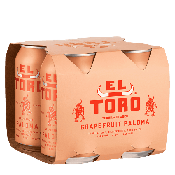 El Toro Grapefruit Paloma, 330ml 4.5% Alc. - Low Coded - Sippify