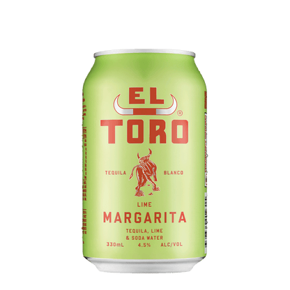El Toro Lime Ranch Water, 330ml 4.5% Alc. - Premixed