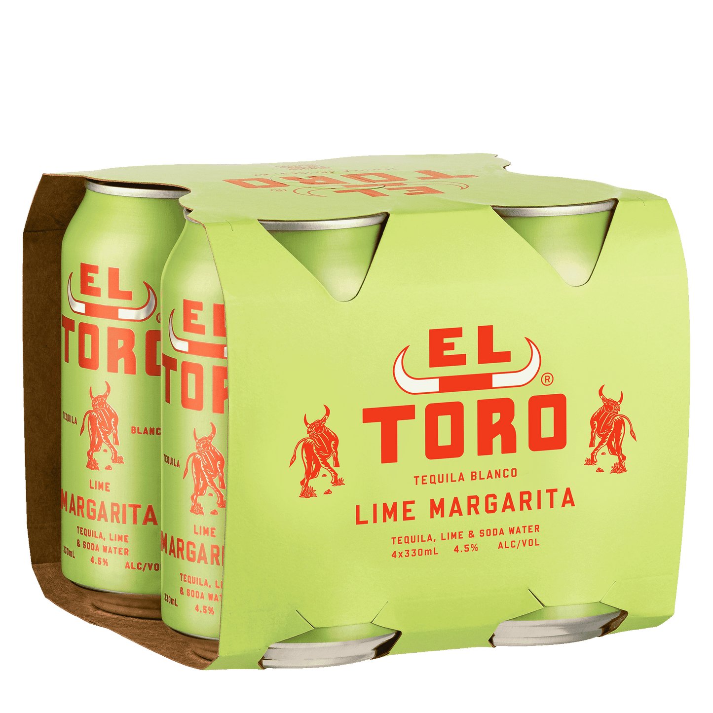 El Toro Lime Ranch Water, 330ml 4.5% Alc. - Premixed