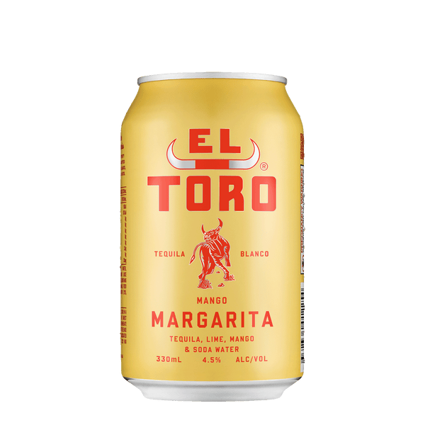 El Toro Mango Margarita, 330ml 4.5% Alc. - Premixed