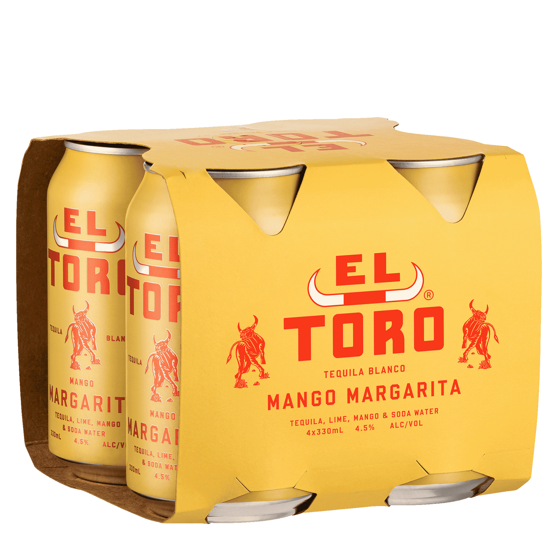 El Toro Mango Margarita, 330ml 4.5% Alc. - Premixed