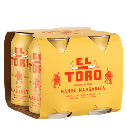 El Toro Mango Margarita, 330ml 4.5% Alc. - Premixed