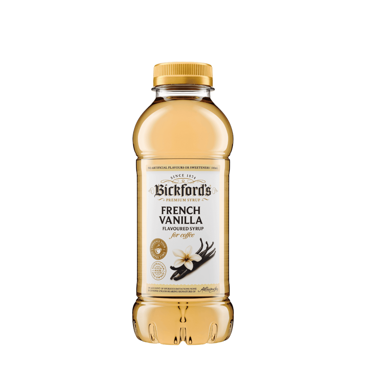 Bickford’s French Vanilla Syrup for Coffee 500ml - Syrup