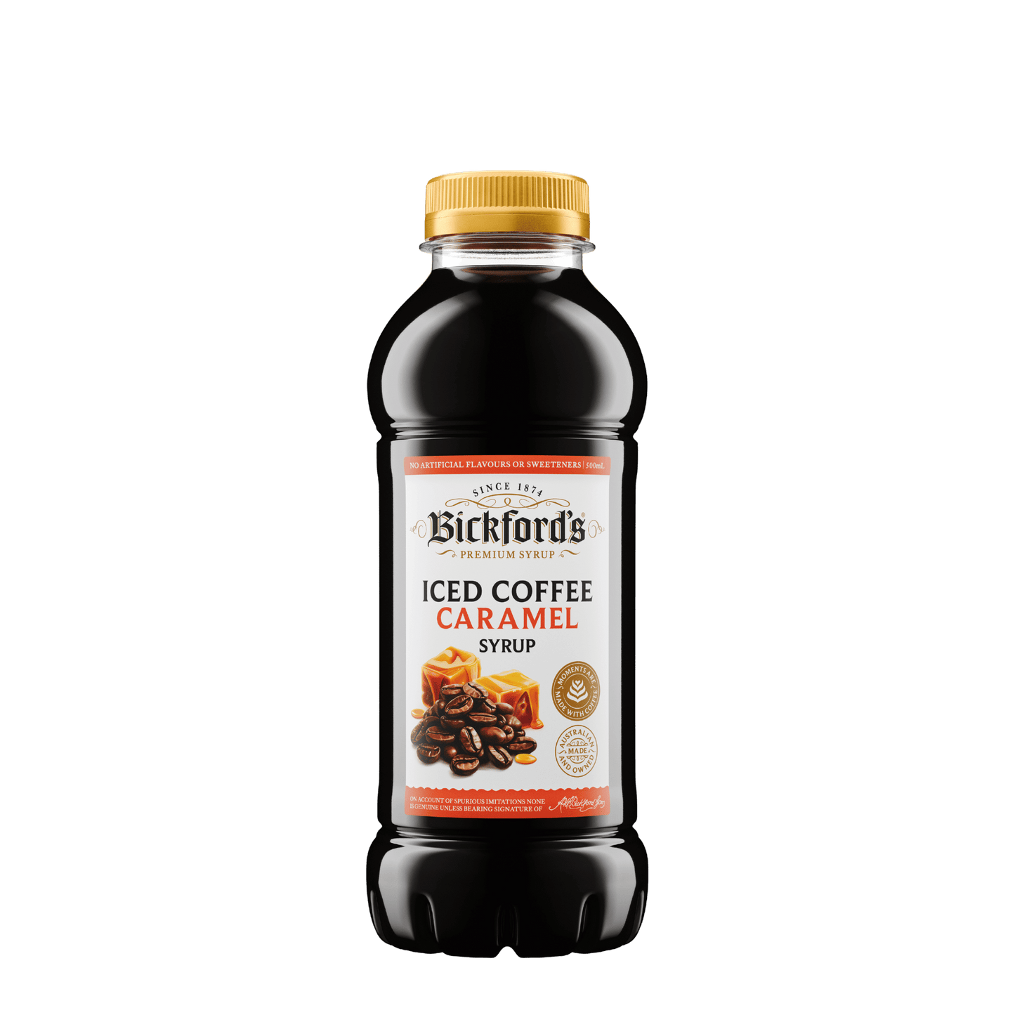 Bickford’s Iced Caramel Coffee Syrup 500ml - Syrup