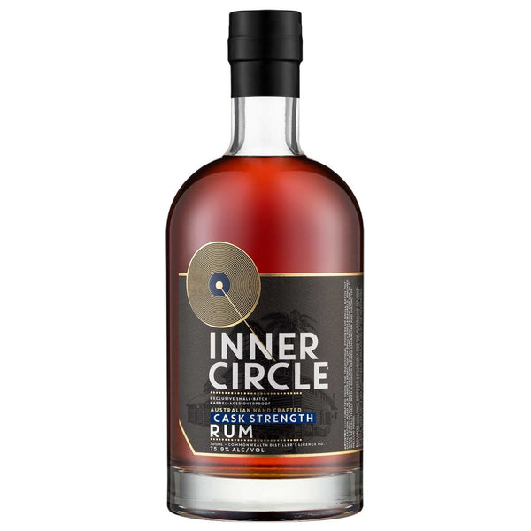 Inner Circle Aust. Cask Strength Rum Black 700ml 75.9% Alc.