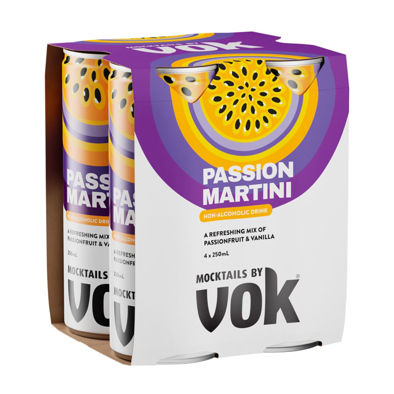 Mocktails by Vok Passion Martini 4 x 250ml