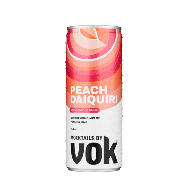 Mocktails by Vok Peach Daiquiri 4 x 250ml - Premix