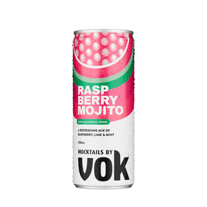 Mocktails by Vok Raspberry Mojito 4 x 250ml - Premix