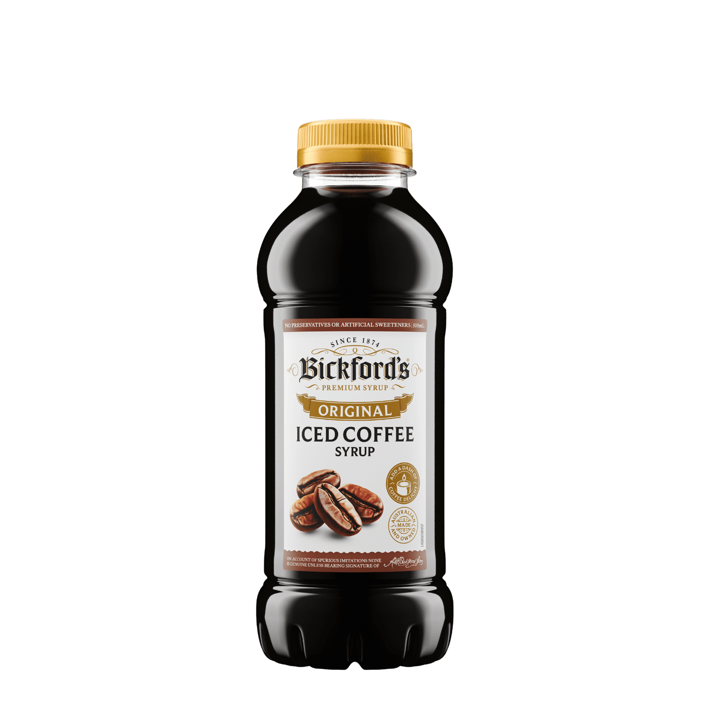 Bickford’s Iced Coffee Syrup 500ml - Syrup