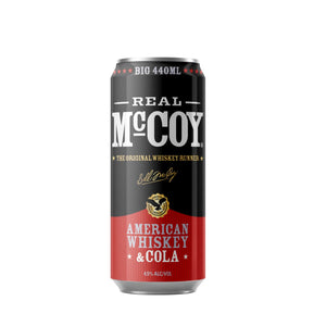 Real McCoy Whiskey & Cola 440ml 4.5% Alc. - Premix