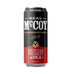Real McCoy Whiskey & Cola 440ml 4.5% Alc. - Premix