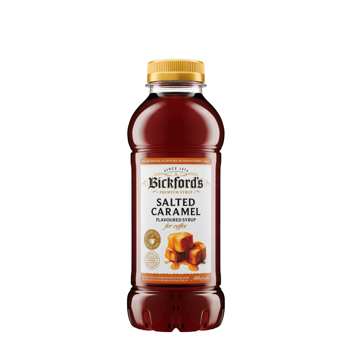 Bickford’s Salted Caramel Syrups for Coffee 500ml - Syrup