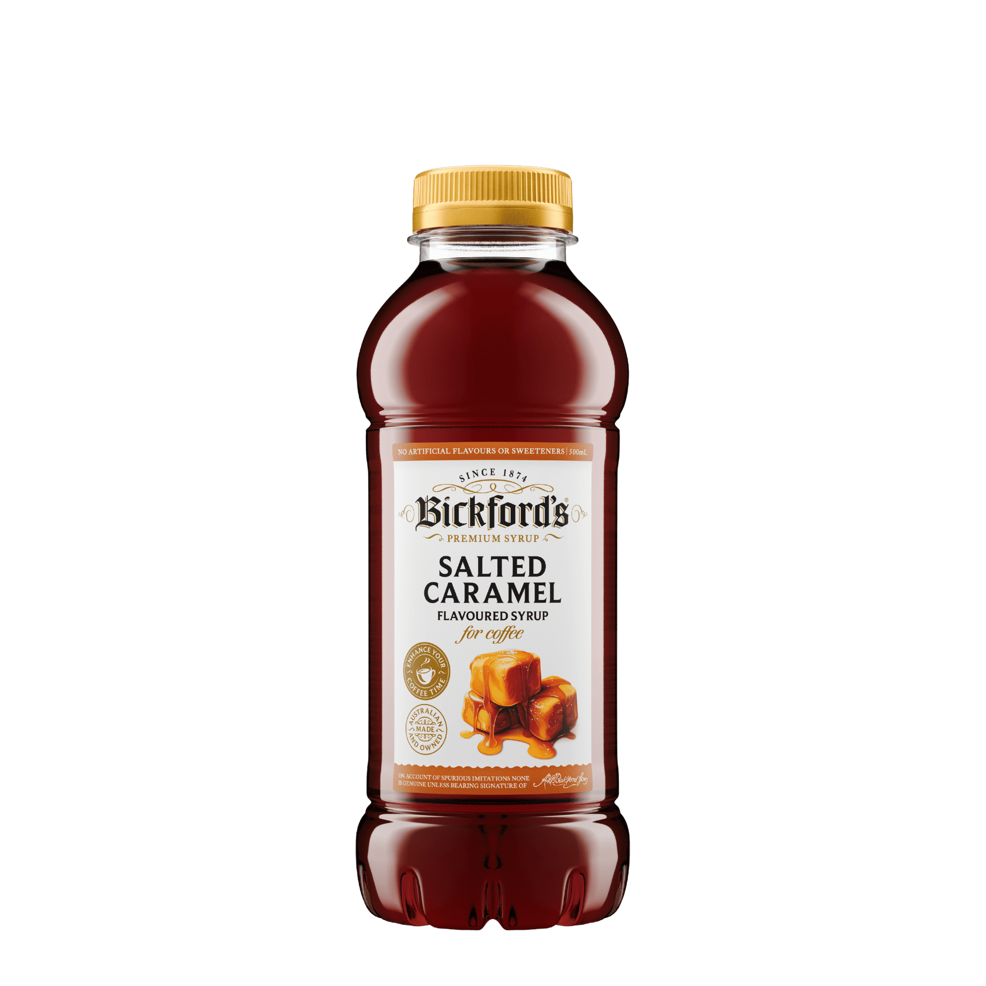 Bickford’s Salted Caramel Syrups for Coffee 500ml - Syrup