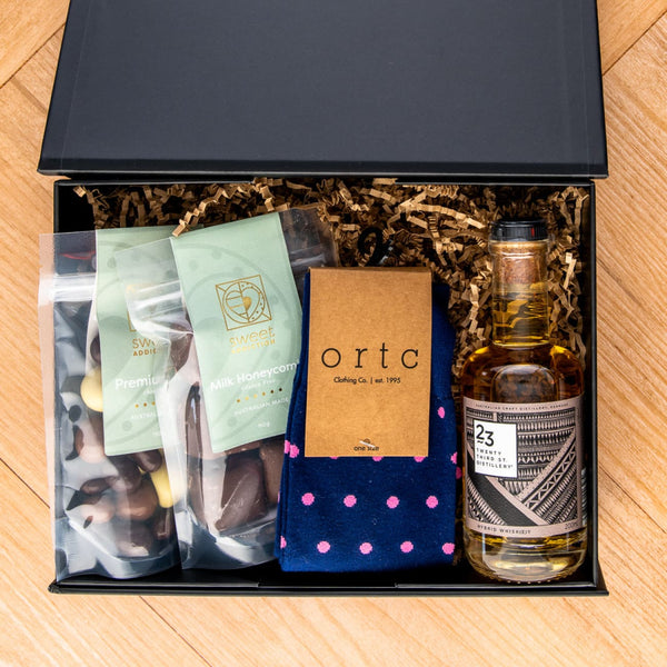 Thank You with Whiskey Gift Box - Single - Gift Pack
