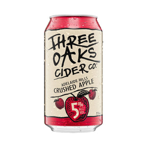 Three Oaks Crushed Apple Cider 375ml 5% Alc. - Cider