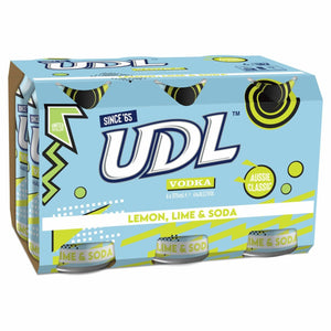 UDL Vodka Lemon Lime 375ml 4% Alc. - Premix