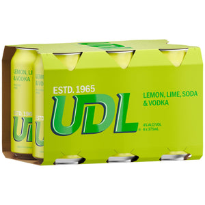 UDL Vodka Lemon Lime 375ml 4% Alc. - Premix