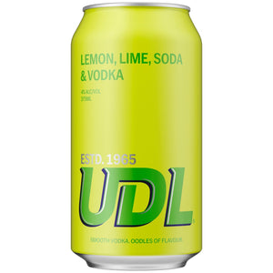 UDL Vodka Lemon Lime 375ml 4% Alc. - Premix
