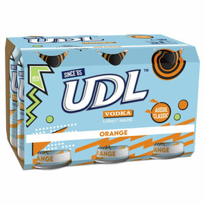 UDL Vodka Orange 375ml 4% Alc. - Premix