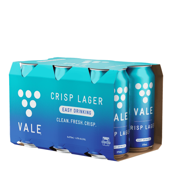 Vale Crisp Lager, 375ml 4.2% Alc.