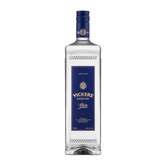Vickers London Dry Gin, 1L 37% Alc. - Gin