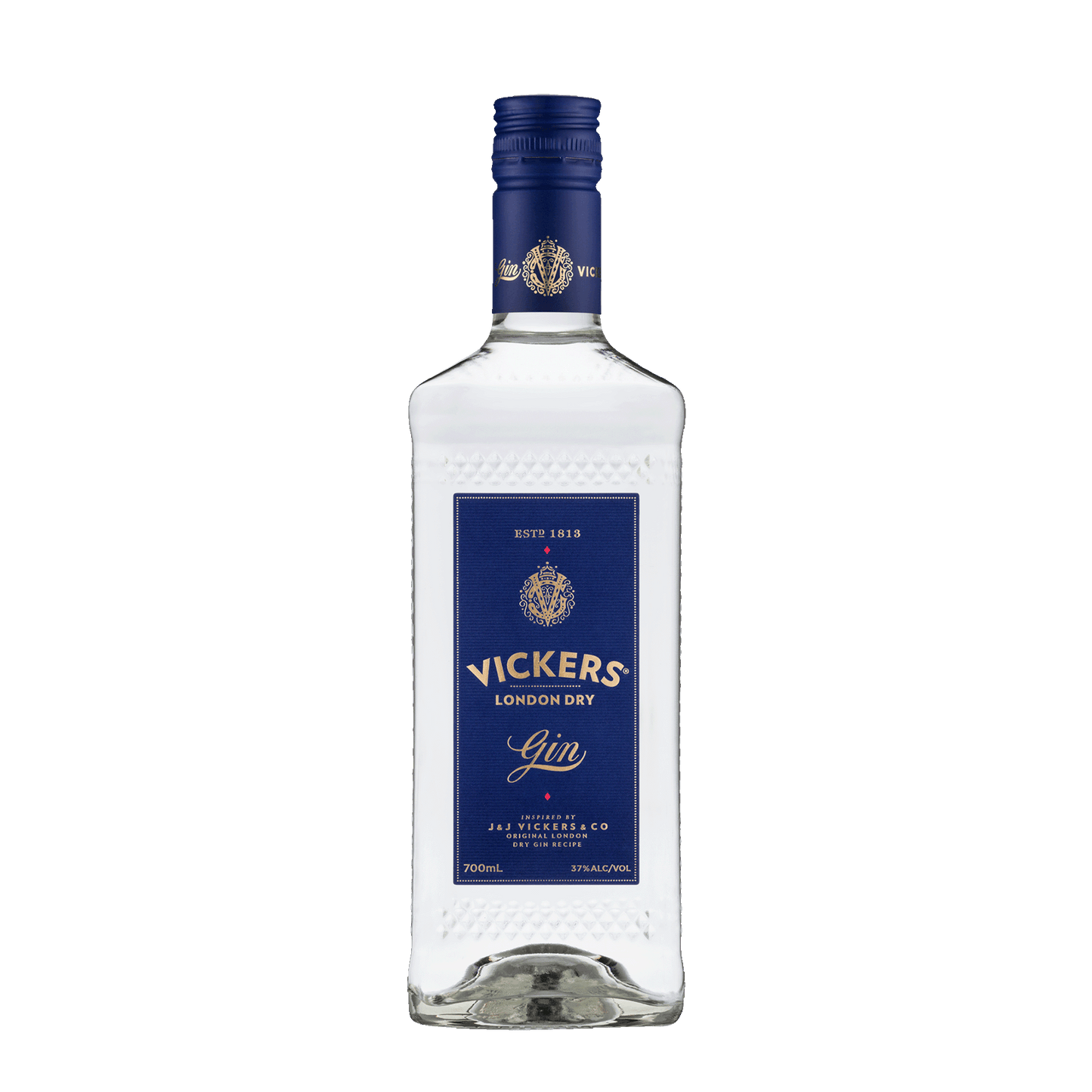 Vickers London Dry Gin, 700ml 37% Alc. - Gin