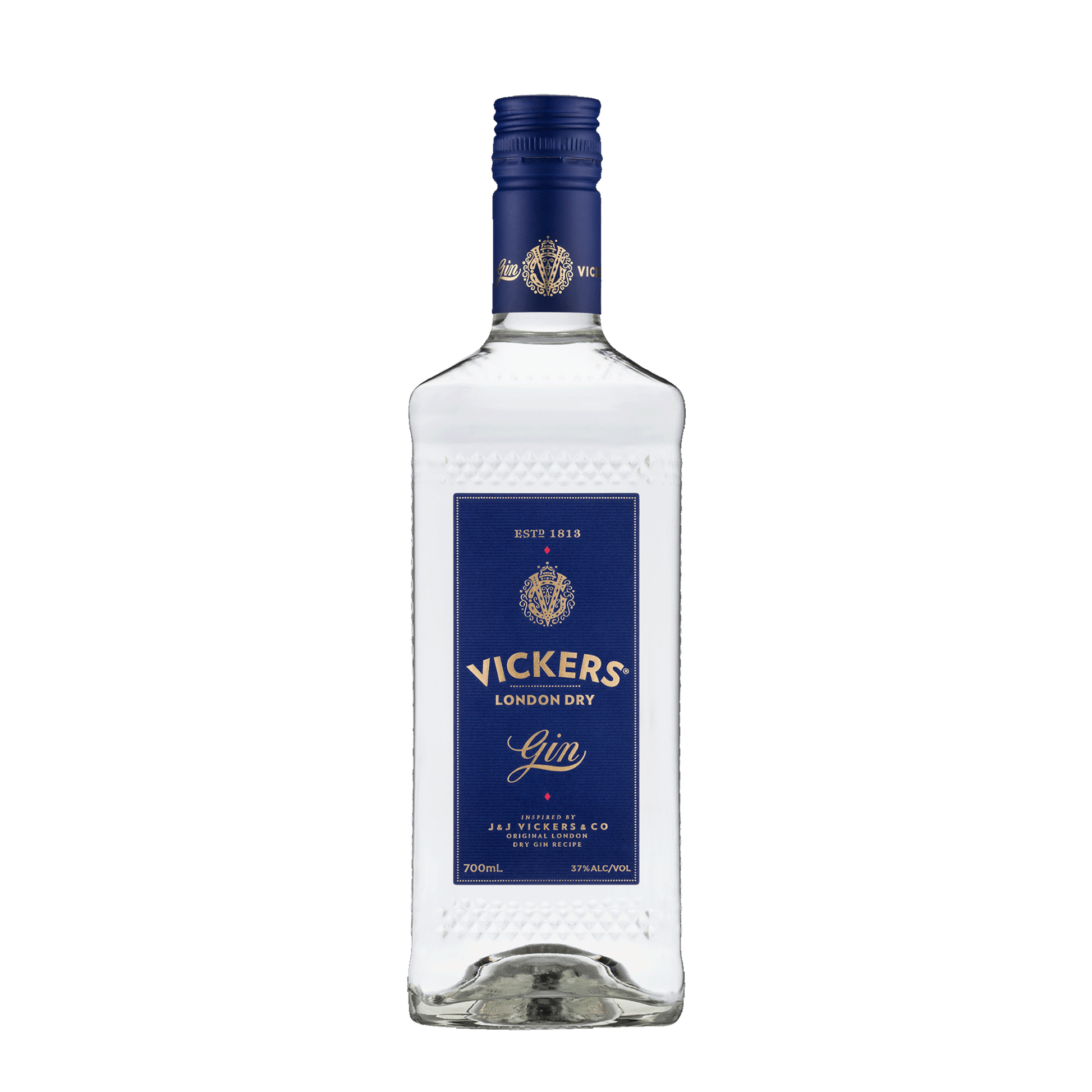 Vickers London Dry Gin, 700ml 37% Alc. - Gin